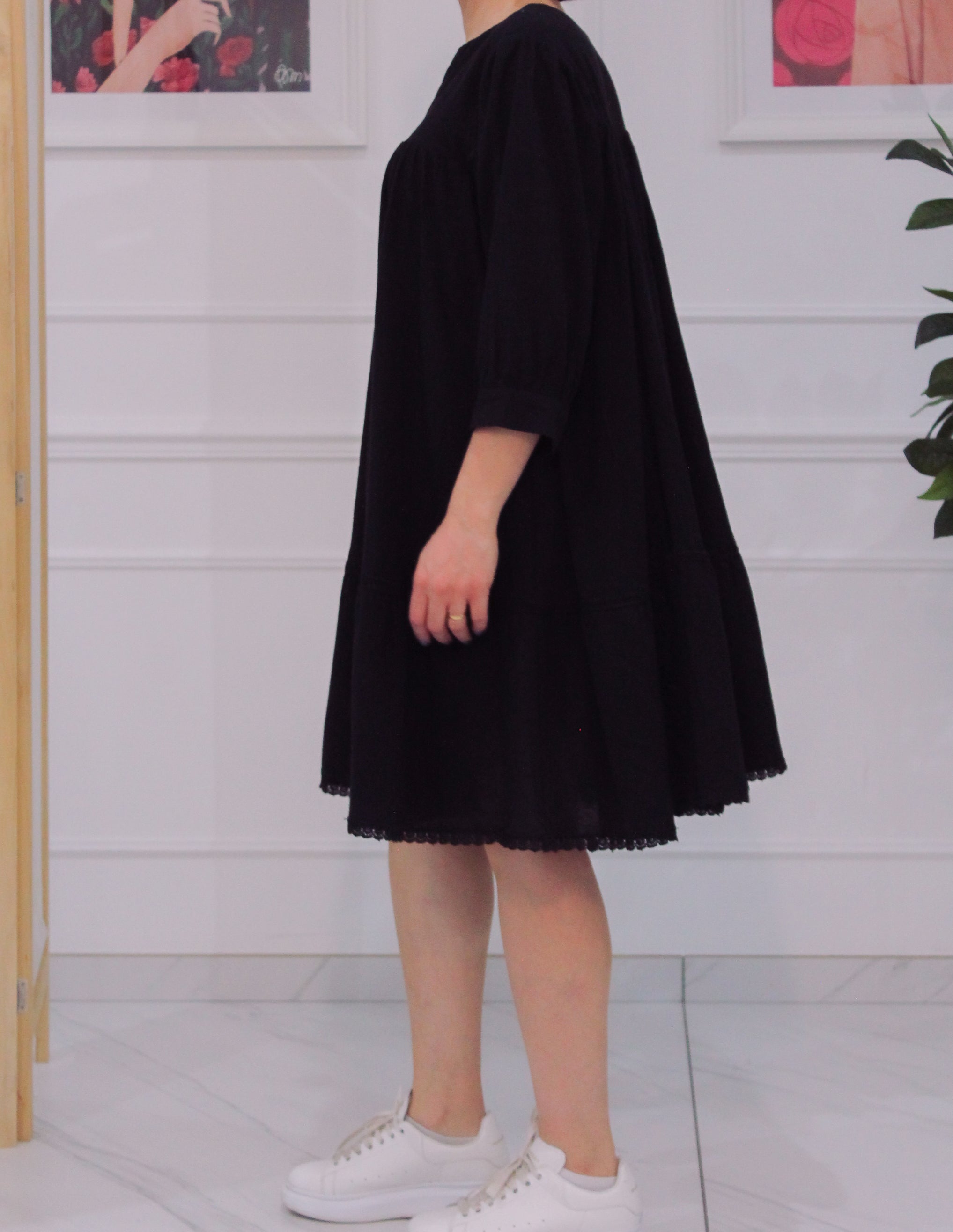 Robe patineuse brodée