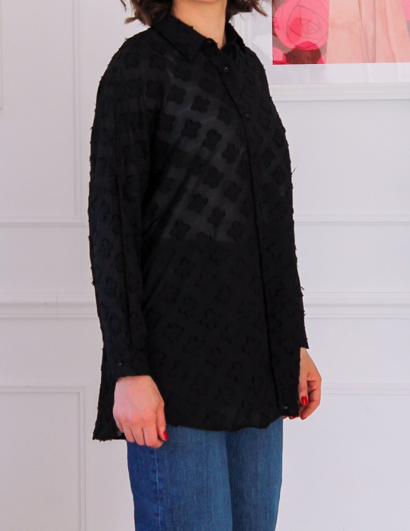 Chemise avec motifs trèfles