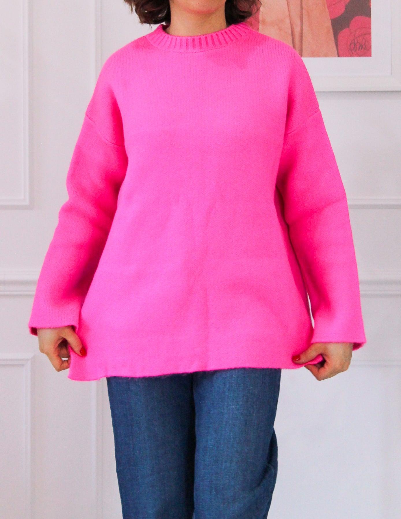 Pull long avec fente