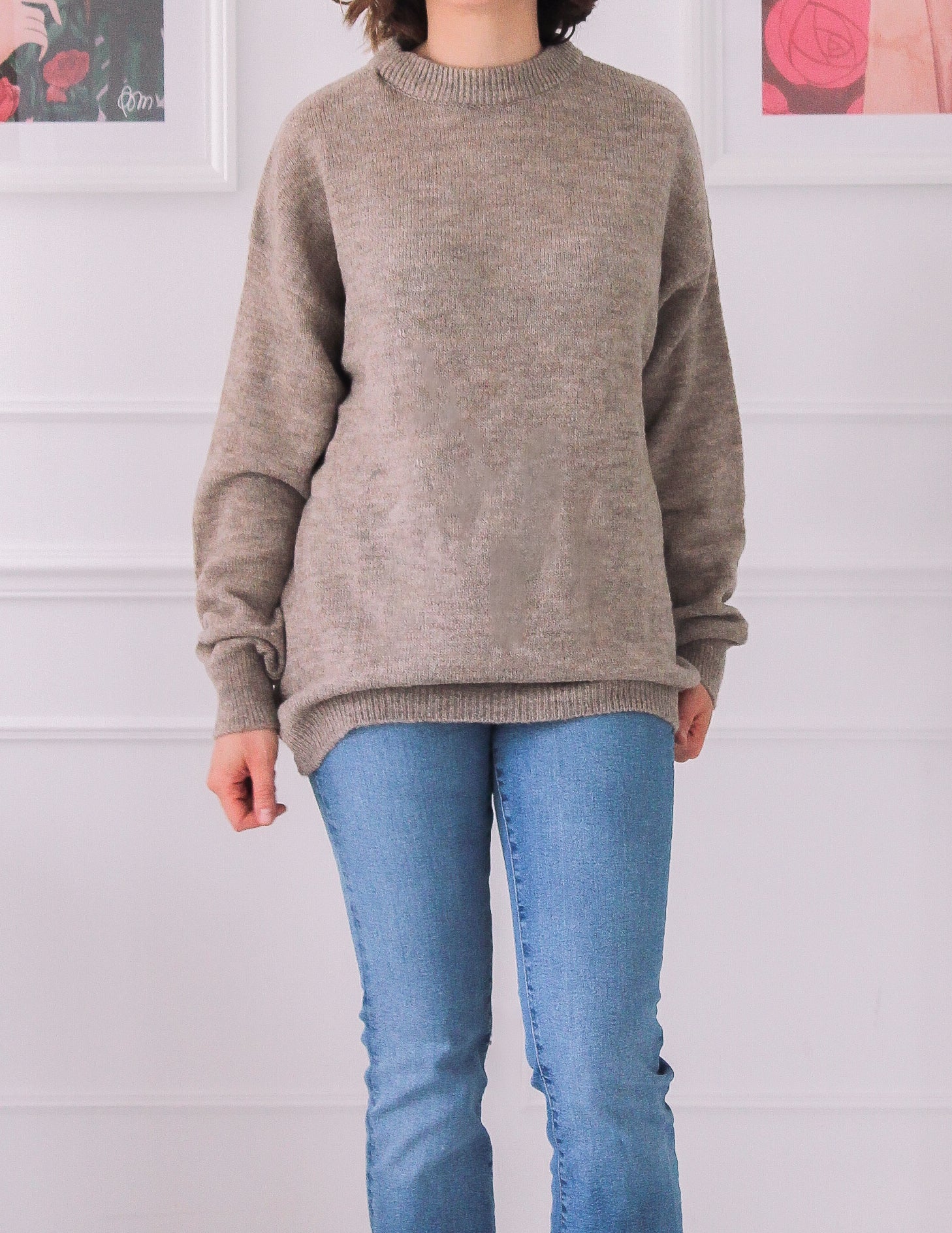 Pull taupe