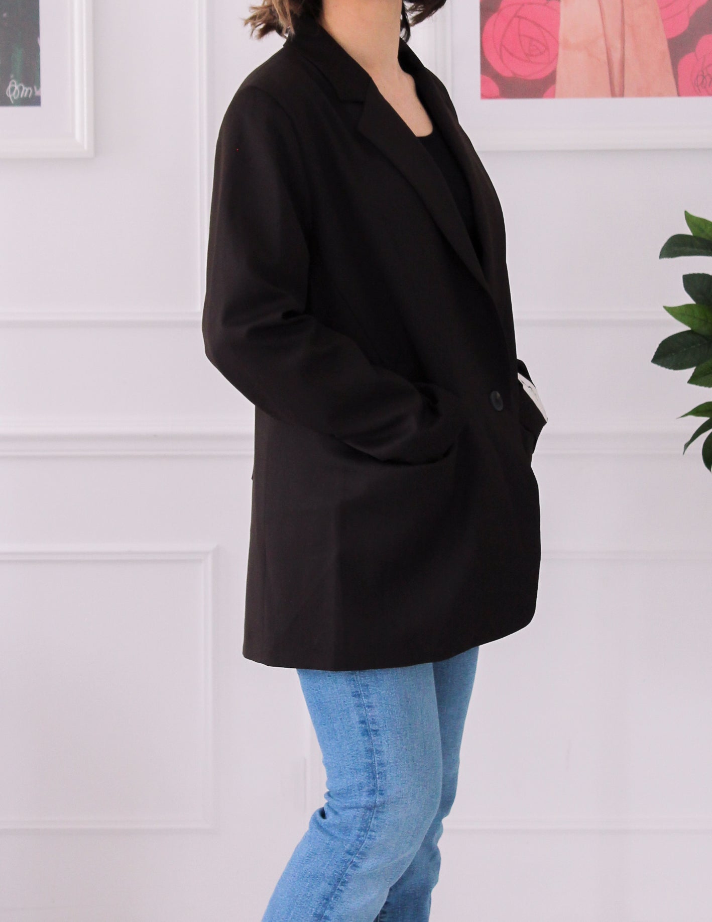 Veste de tailleur marron