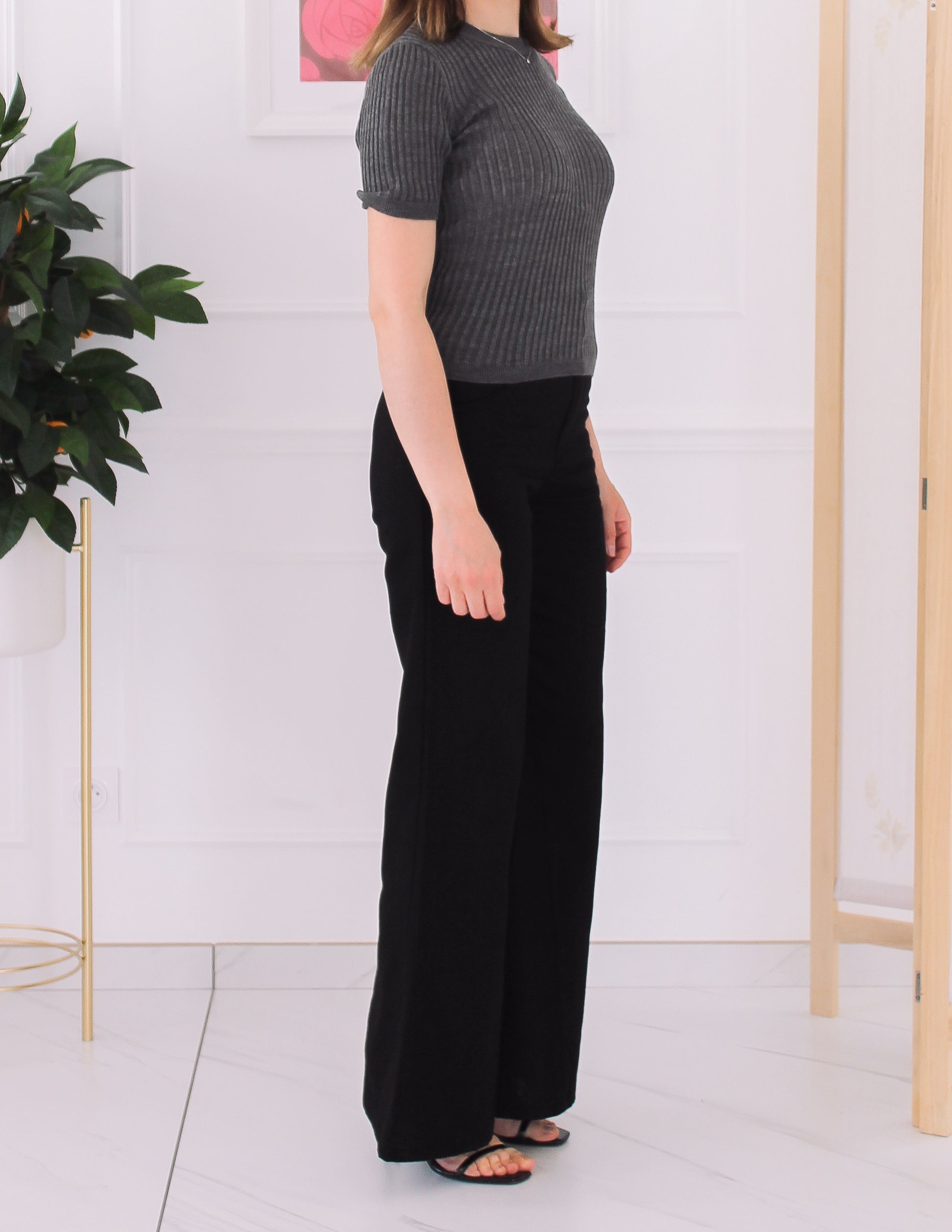 Haut légèrement transparent