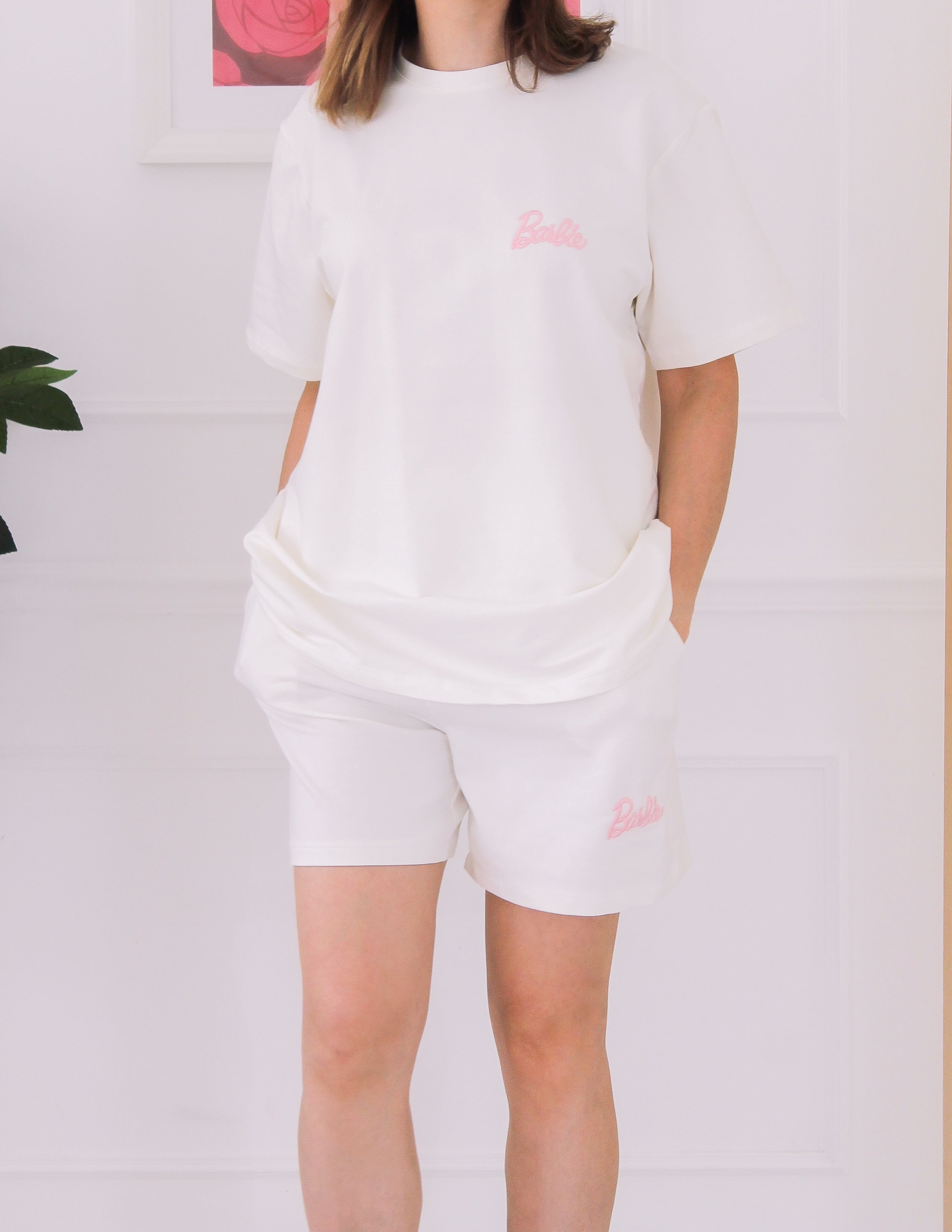 Ensemble blanc Barbie