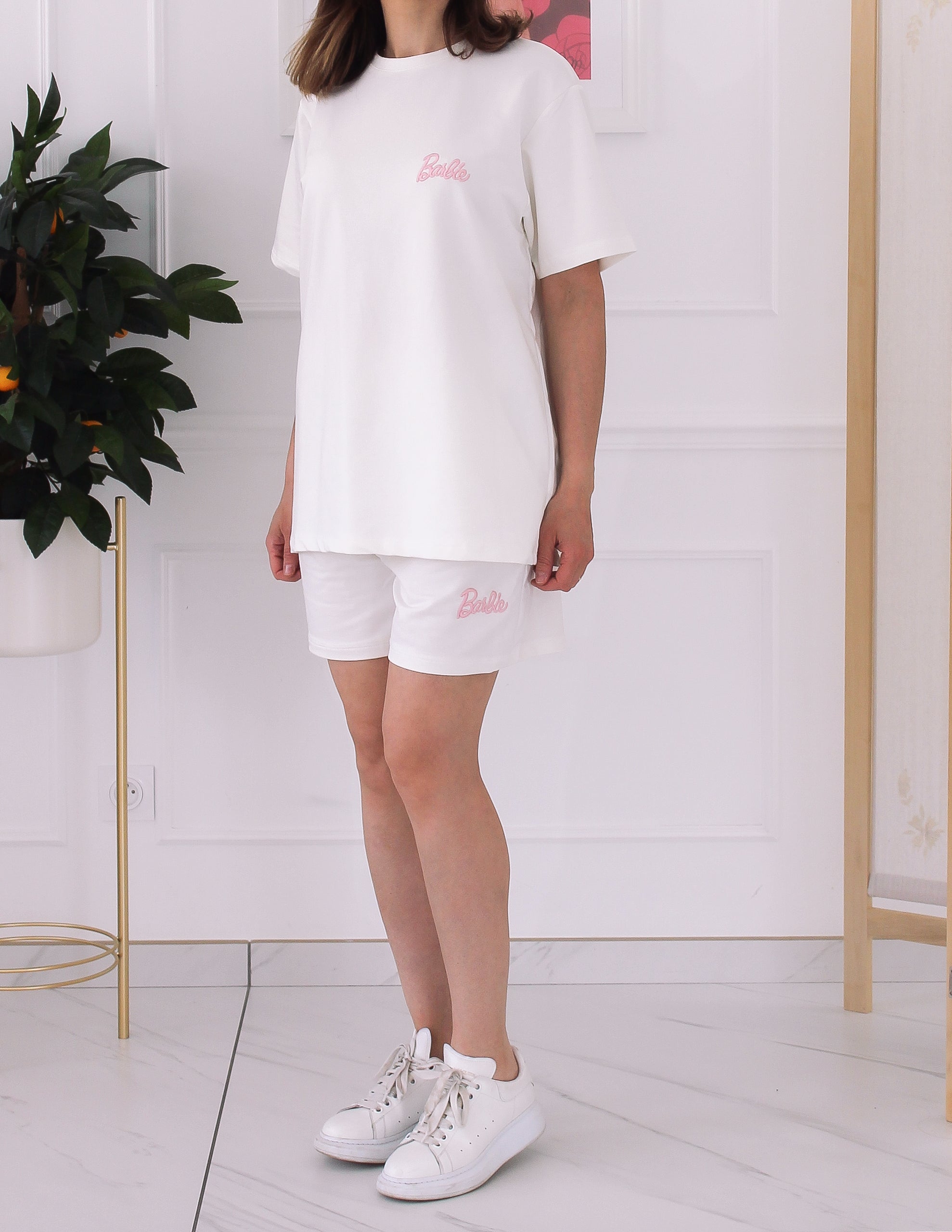 Ensemble blanc Barbie