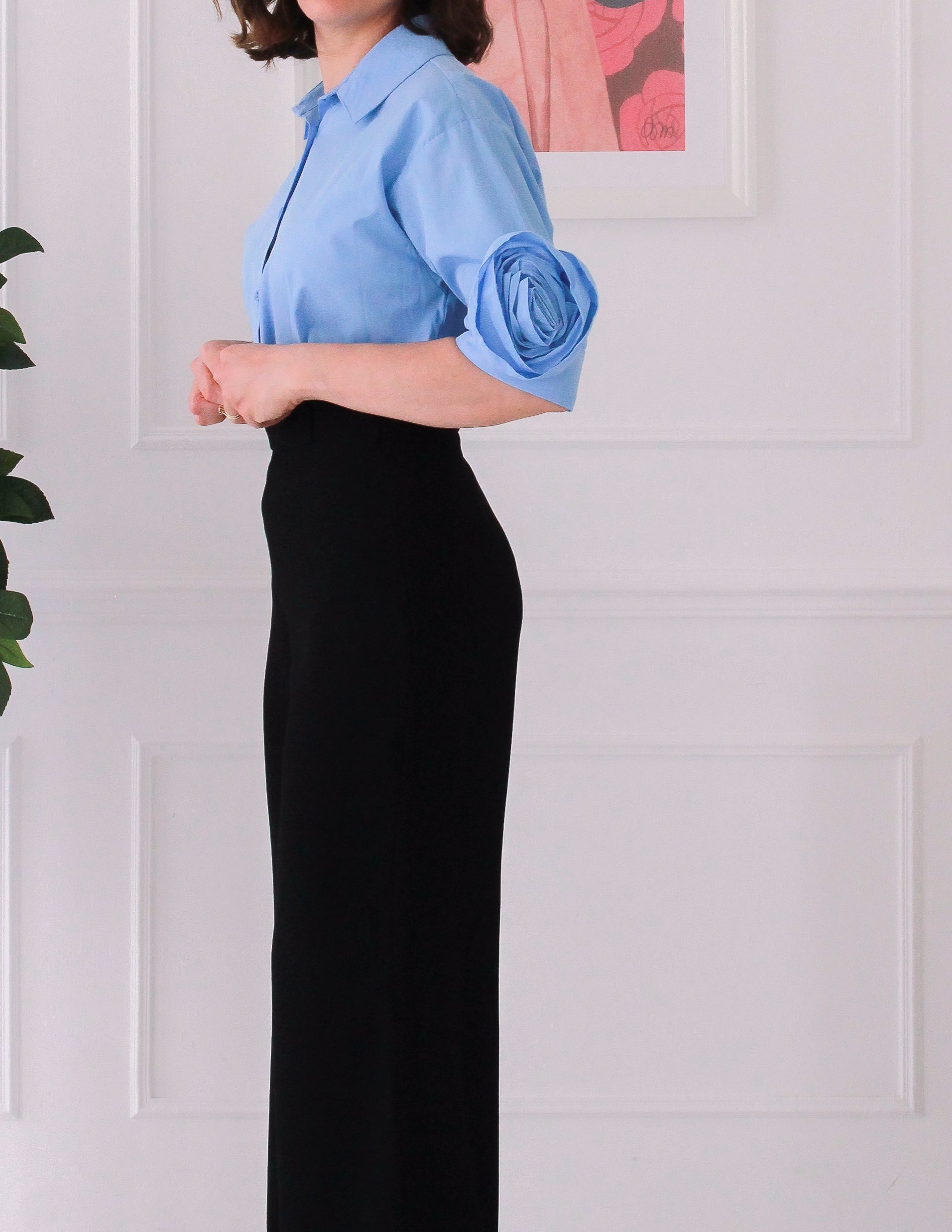 Chemise détail floral