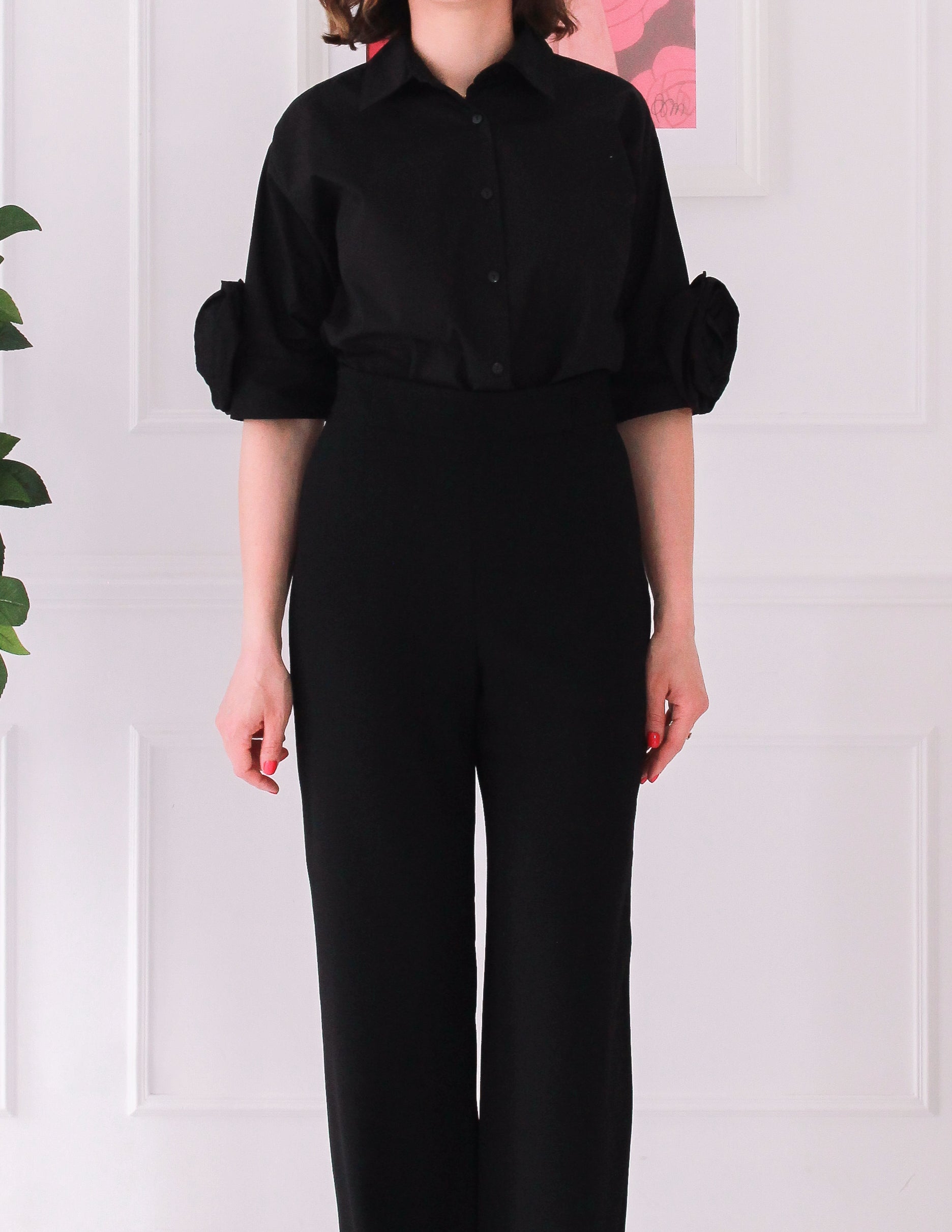 Chemise détail floral