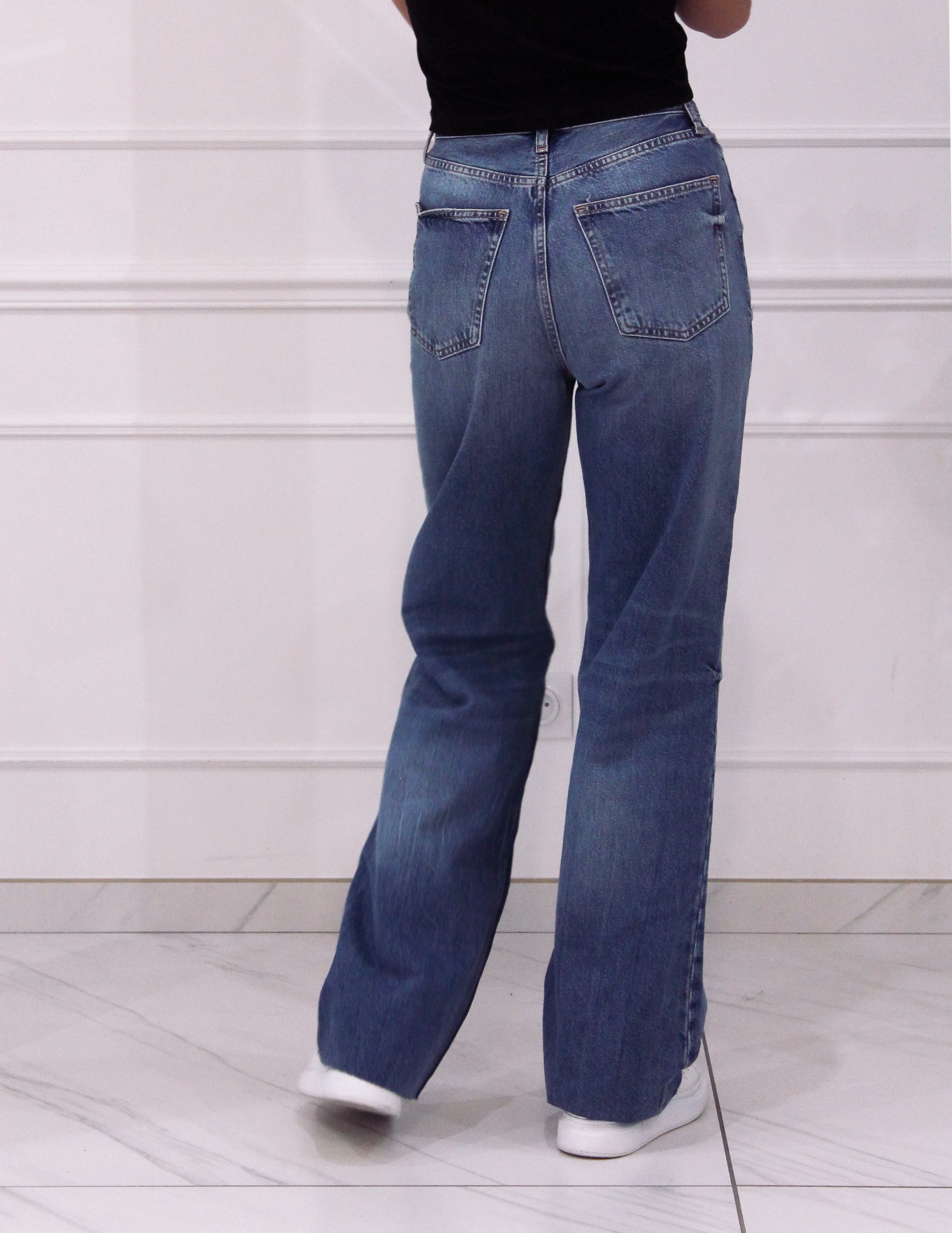 Wide straight cut jeans