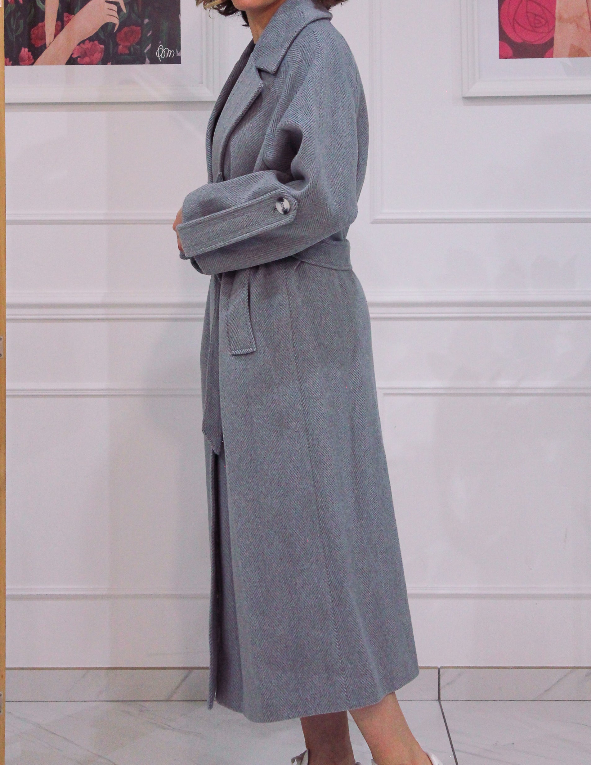 Long gray coat