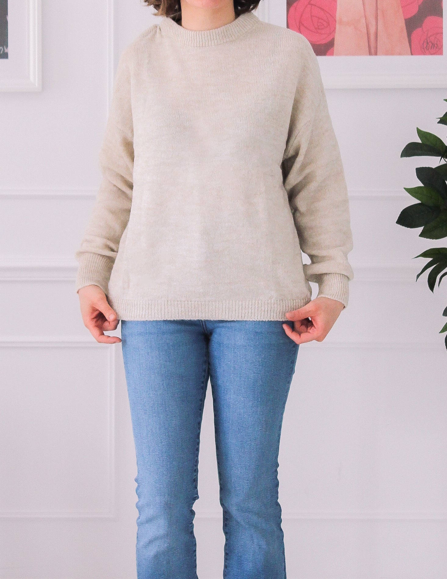 Beige sweater